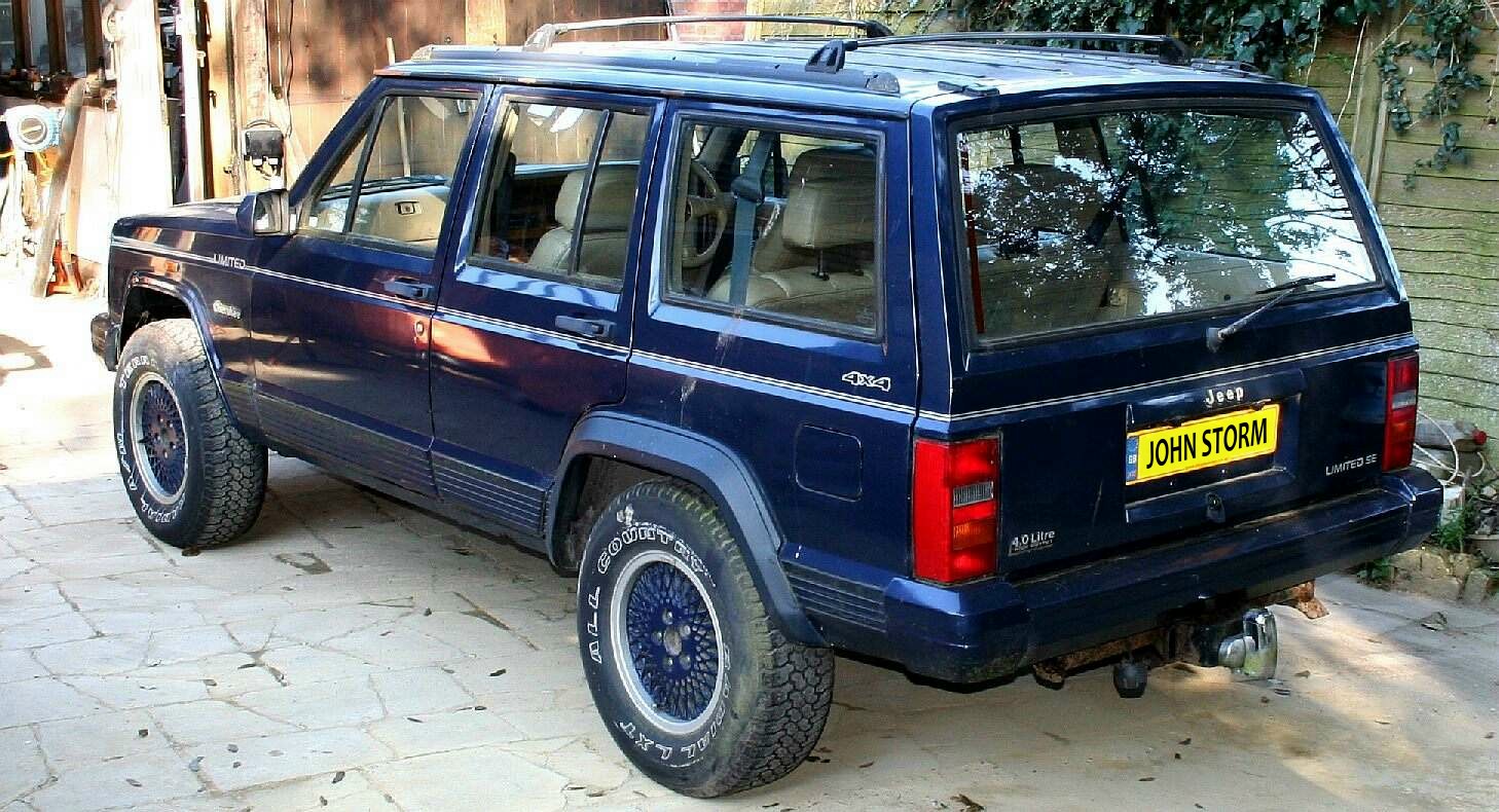 John Storm's Jeep Cherokee fitted with a private number plate