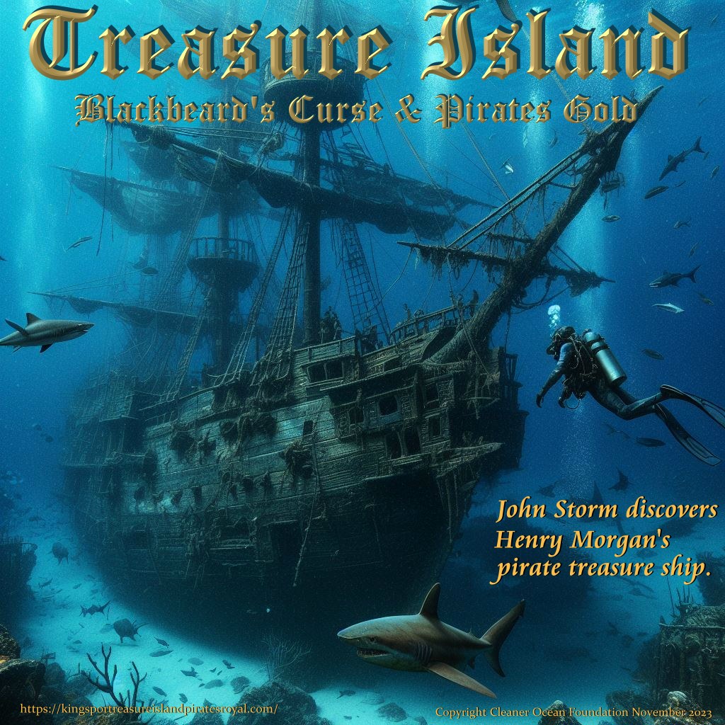 There is was, where the treasure ship had lain undiscovered for over two hundred years, Captain Henry Morgan's secret stash